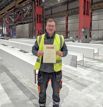 dan receives his ICATS Certification